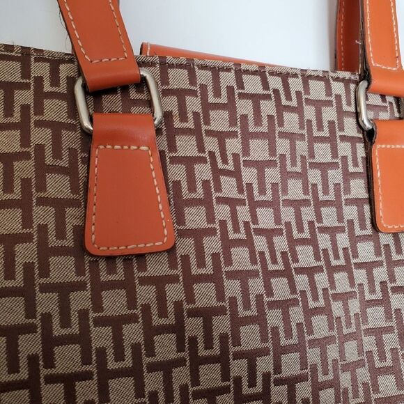 Tommy Hilfiger Brown & Orange Purse - Picture 4 of 11